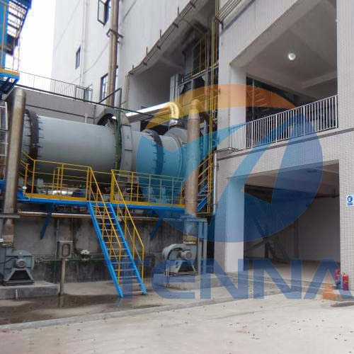 Solid liquid hazardous waste incineration system